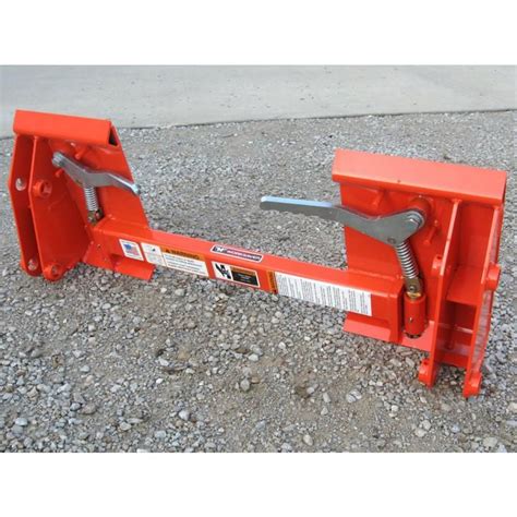 adapter plate for skid steer to kubota la la1251|kubota la1001 to la1150a.